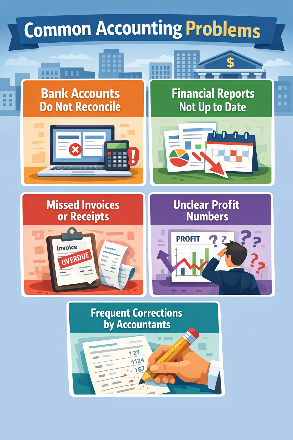 common accounting problems